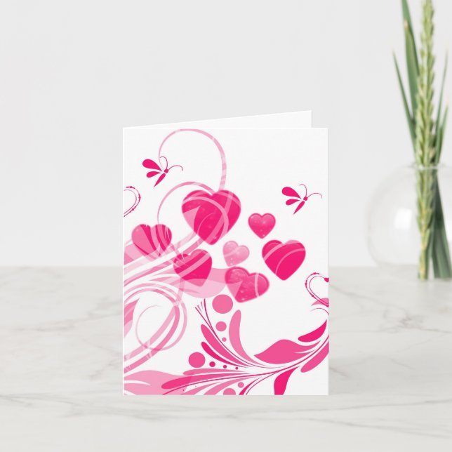 CARTES DE REMARQUE CARDIAQUE ÉLÉGANTES DESIGNER (Devant)