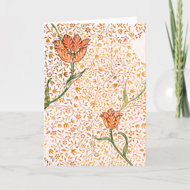 CARTES DE REMARQUE TULIPS Carte de voeux pliée (Devant)