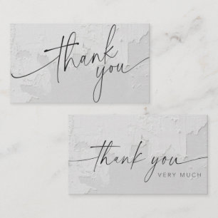 Cartes de remerciement Aspect Professionnel Remise