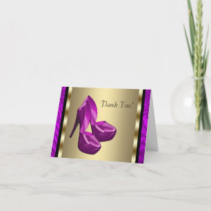 Cartes de remerciement Chaussures à talons hauts O