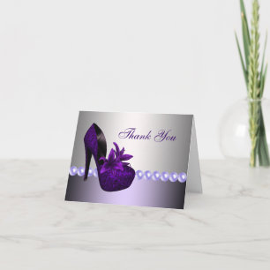 Cartes de remerciement Chaussures à talons hauts v