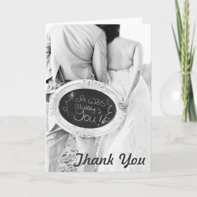 Cartes de remerciement de mariage (Devant)