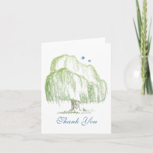 Cartes de remerciement de mariage Willow Tree