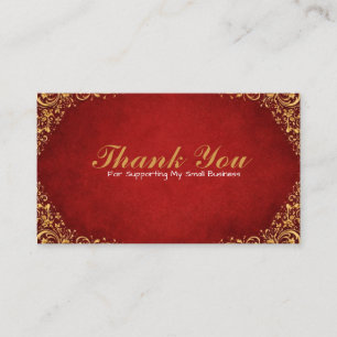 Cartes de remerciement de style vintage – Notes mi