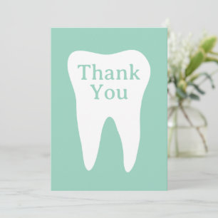 Cartes de remerciement dentiste pour clinique dent