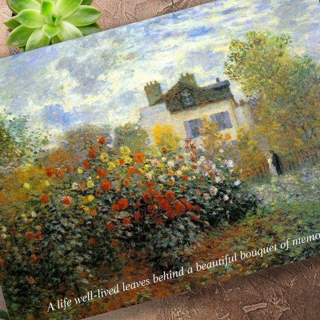 Cartes de remerciement funéraire | Le Jardin (Cottage Garden Memorial Sorry For Your Loss Sympathy Cards)