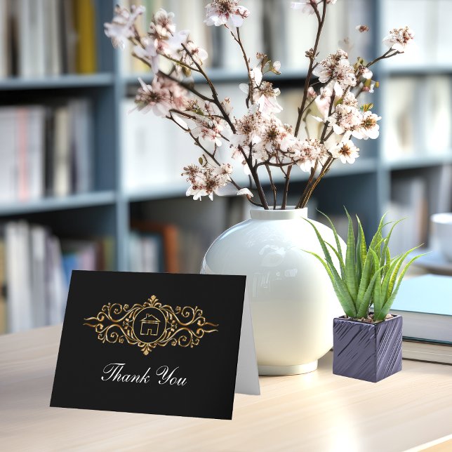 Cartes de Remerciement Immobilier Classé (Créateur téléchargé)