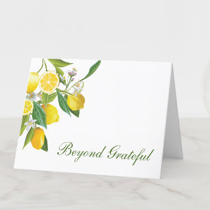 Cartes de remerciement Lemon Main Squeeze
