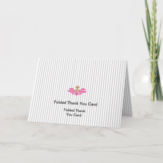 Cartes de remerciement mariage et professionnel |  (Devant)