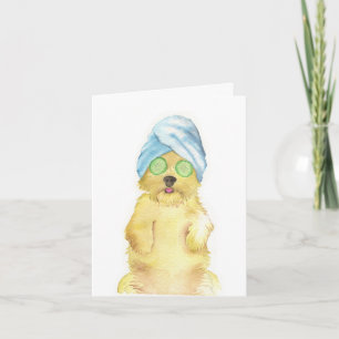 Cartes de remerciement Morkie Poo aquarelle