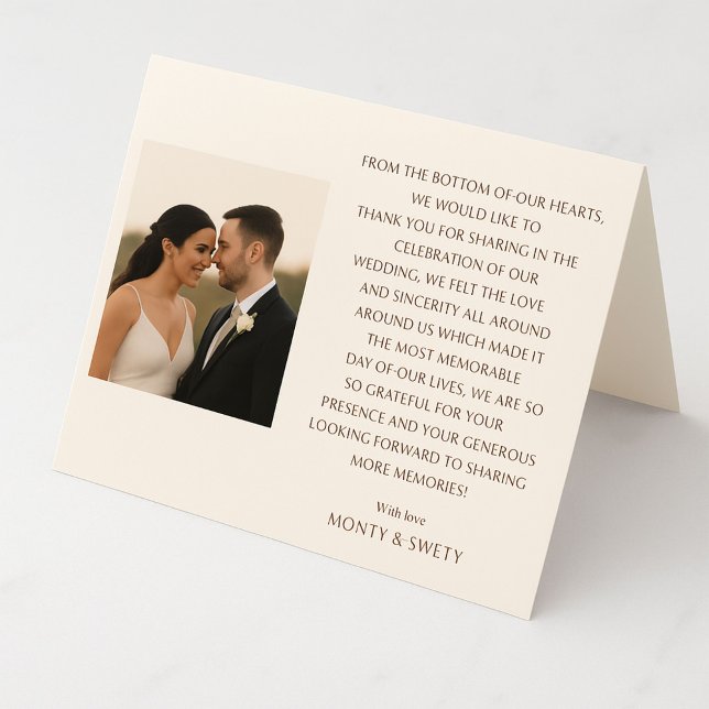 Cartes de remerciement personnalisées – Élégantes  (Saying thanks never looked this good! #ThankYouCards #Gratitude)