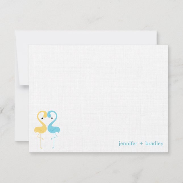 Cartes de remerciement plates personnalisées pour  (Devant)