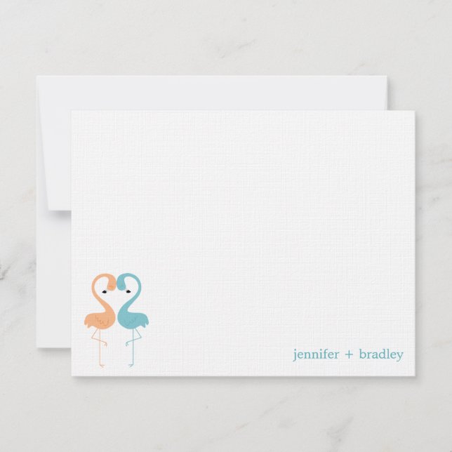 Cartes de remerciement plates personnalisées pour  (Devant)