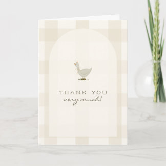 Cartes de remerciement pour Baby Shower neutres Pe
