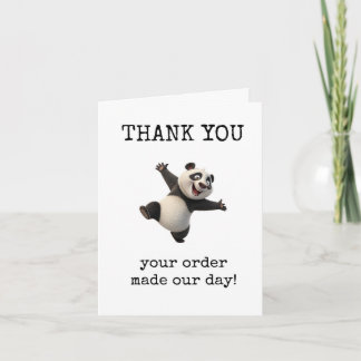 Cartes de remerciement pour clients de petite entr