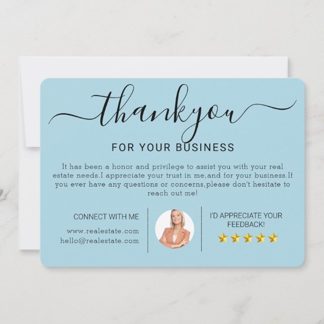 Cartes de remerciement pour pendaison de crémaillè (Devant)