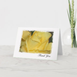 Cartes de remerciement Rose Jaune