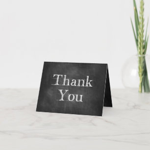 Cartes de Remerciements Chalkboard