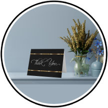 Cartes De Remerciements Classiques Pour Les Affair