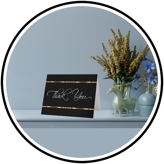 Cartes De Remerciements Classiques Pour Les Affair (Créateur téléchargé)