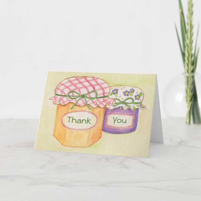 Cartes de remerciements de bonbons maison (Devant)