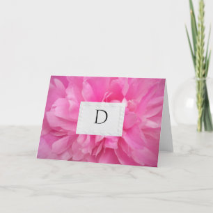 CARTES DE REMERCIEMENTS DE MARIAGE MONOGRAMMÉES DE