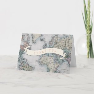 Cartes de remerciements de voyage