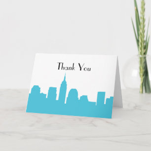 Cartes de Remerciements du Mariage Skyline NYC