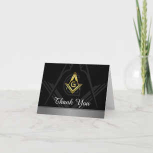 Cartes de Remerciements Masonic   Carte Freemason 