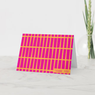 Cartes de Remerciements Modernes Rectangle Irrégul