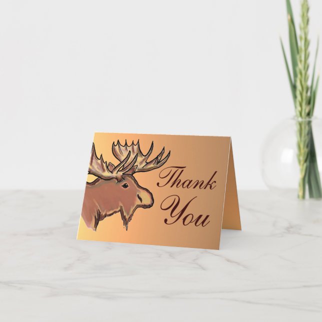 Cartes de remerciements personnalisables pour l'or (Devant)