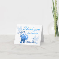 Cartes de remerciements personnalisées Dove