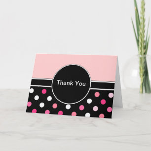 Cartes de Remerciements Rose