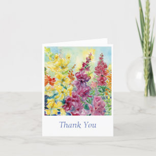 Cartes de remerciements Snapdragons