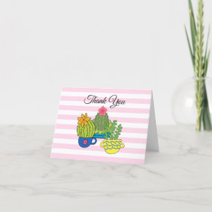 Cartes de Remerciements Succulents Pottis