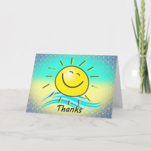 Cartes de Remerciements Sunshine