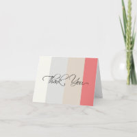 Cartes de Remerciements sur mesure tendance