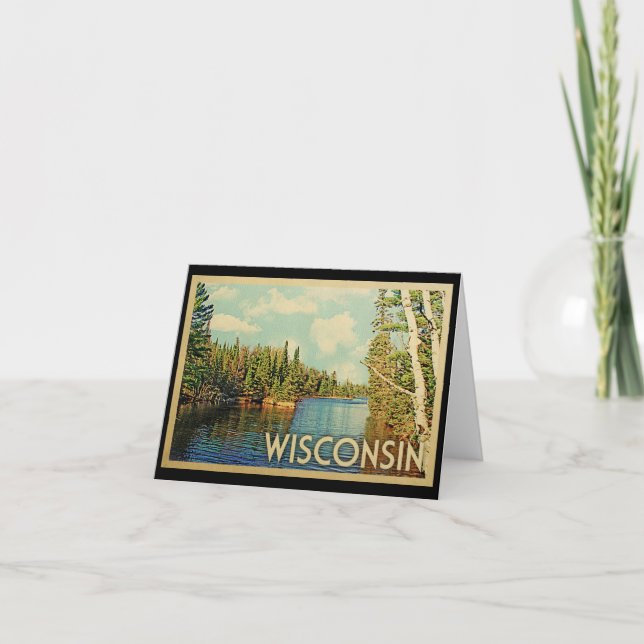 Cartes de Remerciements Wisconsin (Devant)