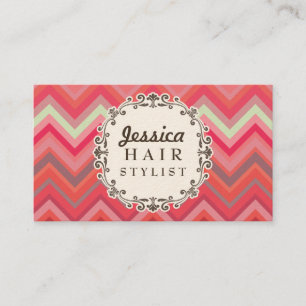 Cartes de rendez-vous Chevron Motif