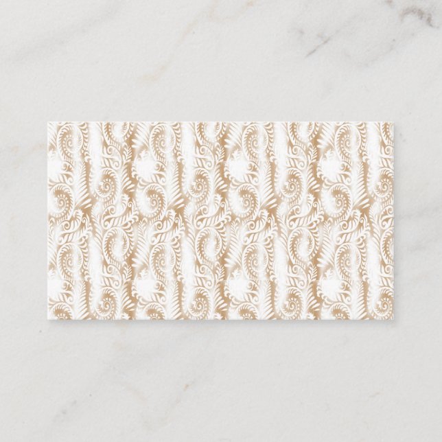 Cartes de rendez-vous du salon à ongles | Marbre e (Devant)