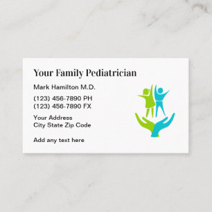 Cartes de rendez-vous pédiatrique Médicales