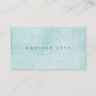 Cartes de rendez-vous Turquoise Minimaliste