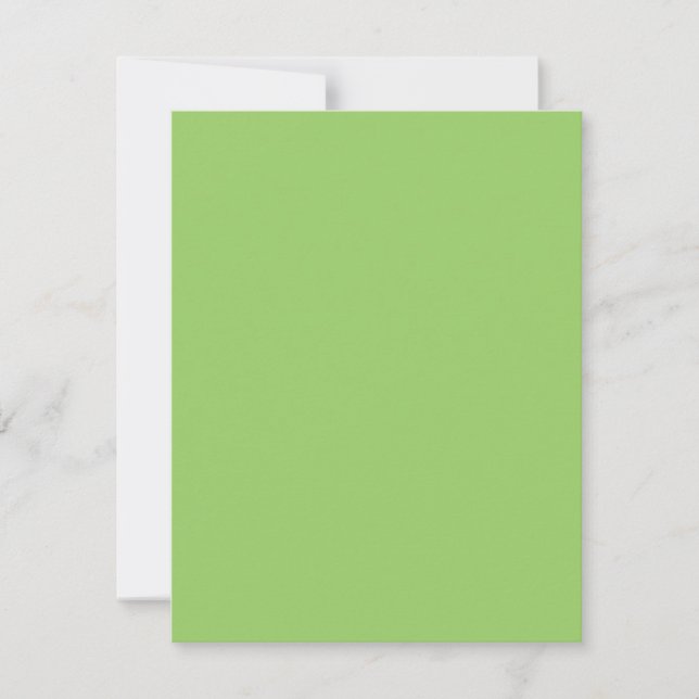 Cartes de réponse bat mitzvah {Vert clair} (Devant)