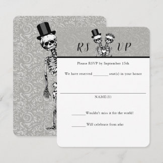 Cartes de réponse de mariage pour couple conjoints