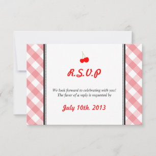 Cartes de réponse de mariage rustique de campagne 