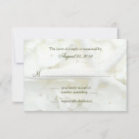 Cartes de réponse d'invitation de mariage de jardi