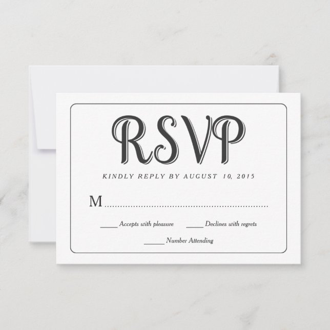 Cartes de réponse du Mariage du tableau de bord RS (Devant)