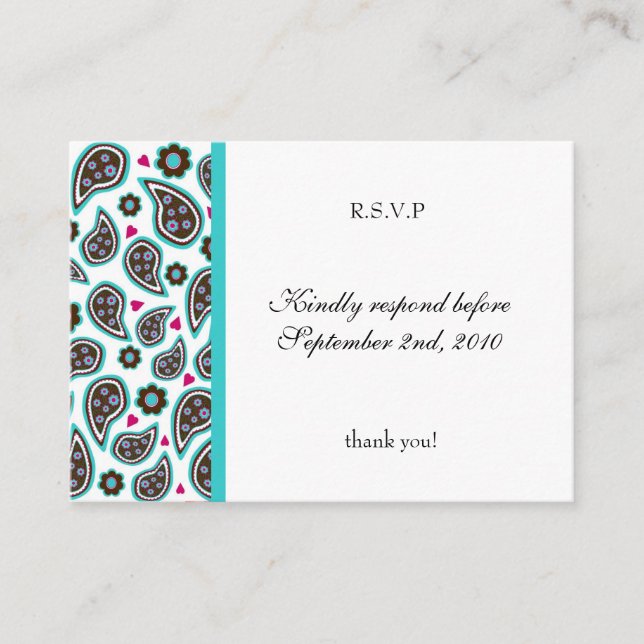 Cartes de réponse mariage | C1 (Devant)