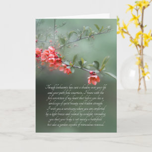 Cartes de rétablissement pour la leucémie Fleurs d