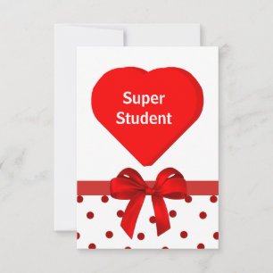 Cartes de Saint-Valentin des étudiants